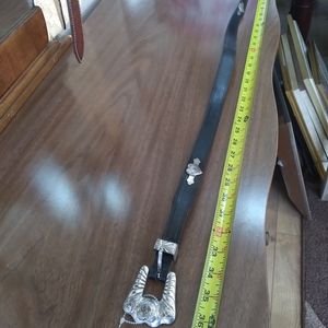 Vintage leather belt Justin boots